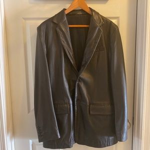 Men 42R leather jacket